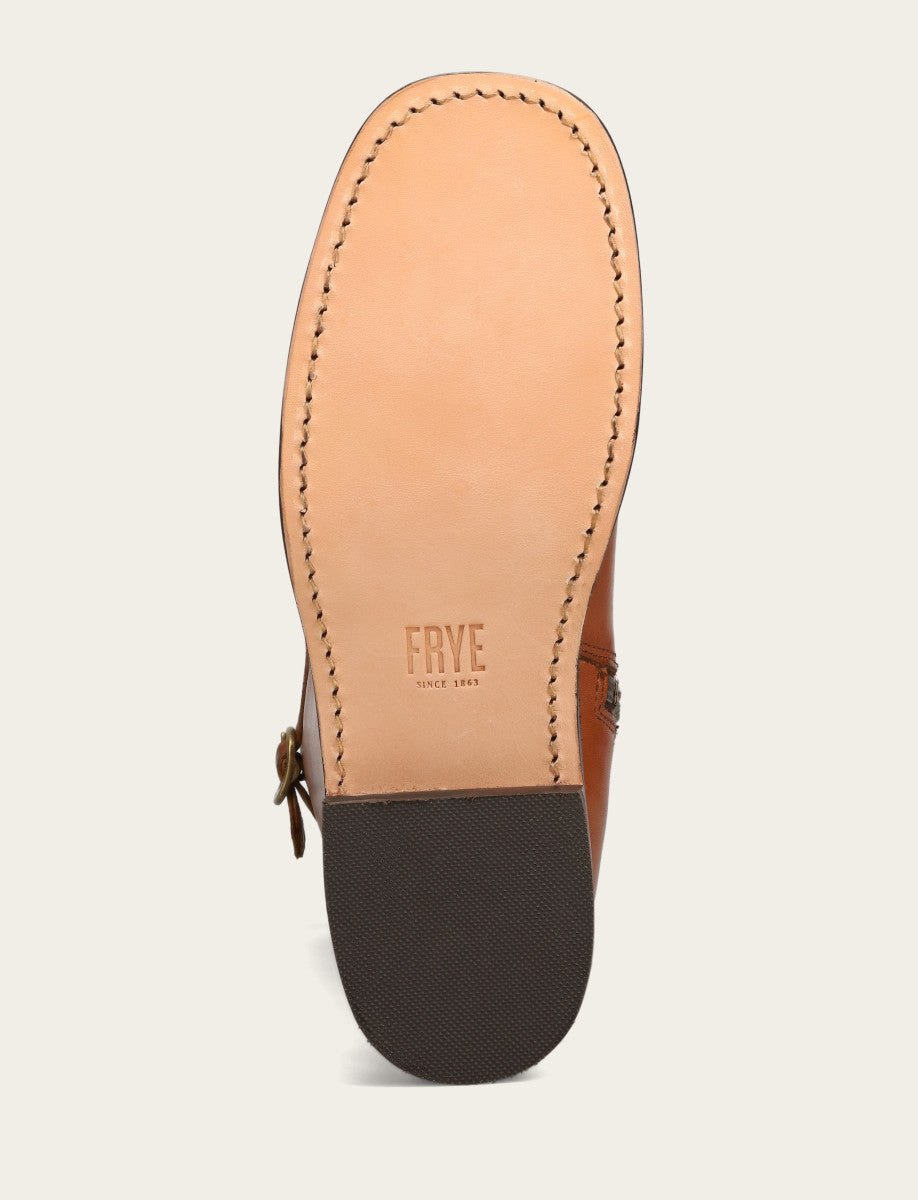 Frye Hot Sale - Women's Cognac Campus Low Heel Tall Riding Wide Calf Boot