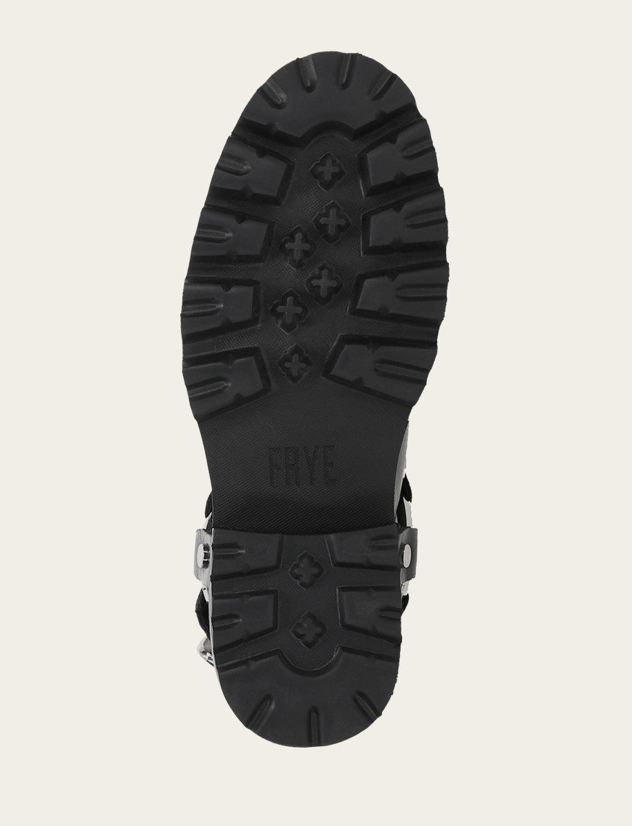 Frye Discount - Women's Black Olivia Moto Mid Boot