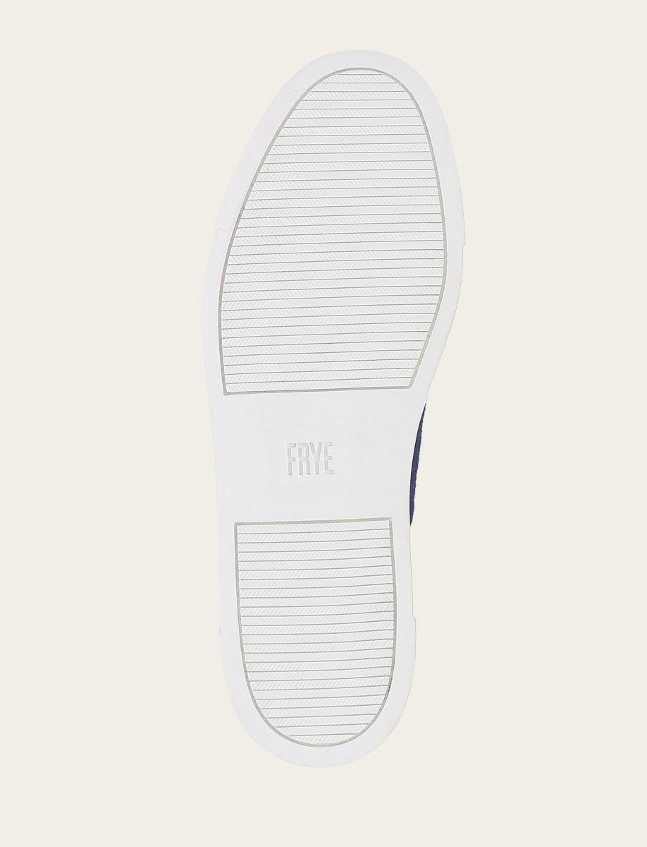 Frye Latest - Women's Navy Ivy Canvas Low Lace Sneakers
