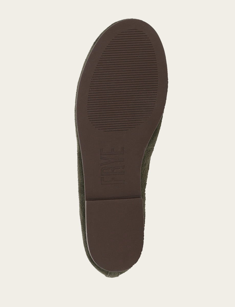 Frye Latest - Women's Dark Olive Emma Ballet Shoe