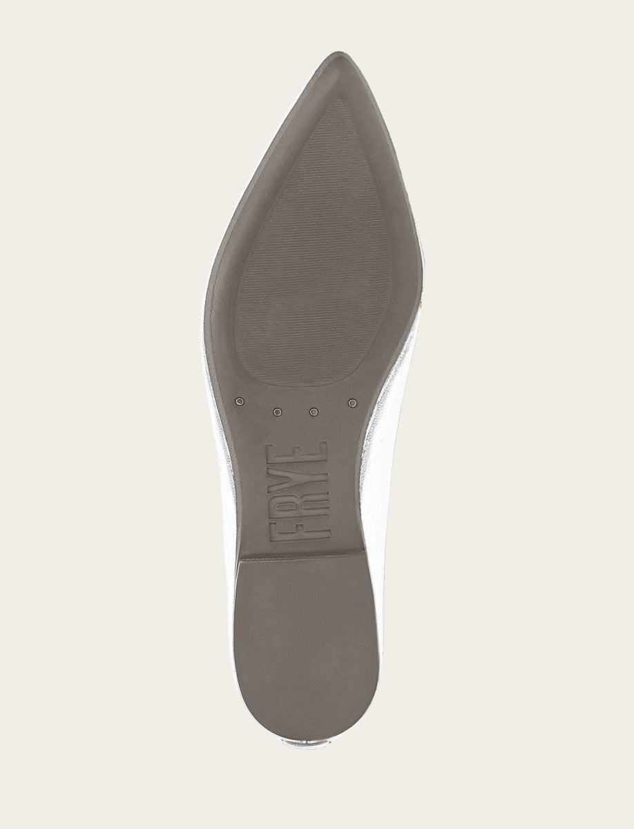 Frye Sale - Women's Silver Heather Ballet Flats