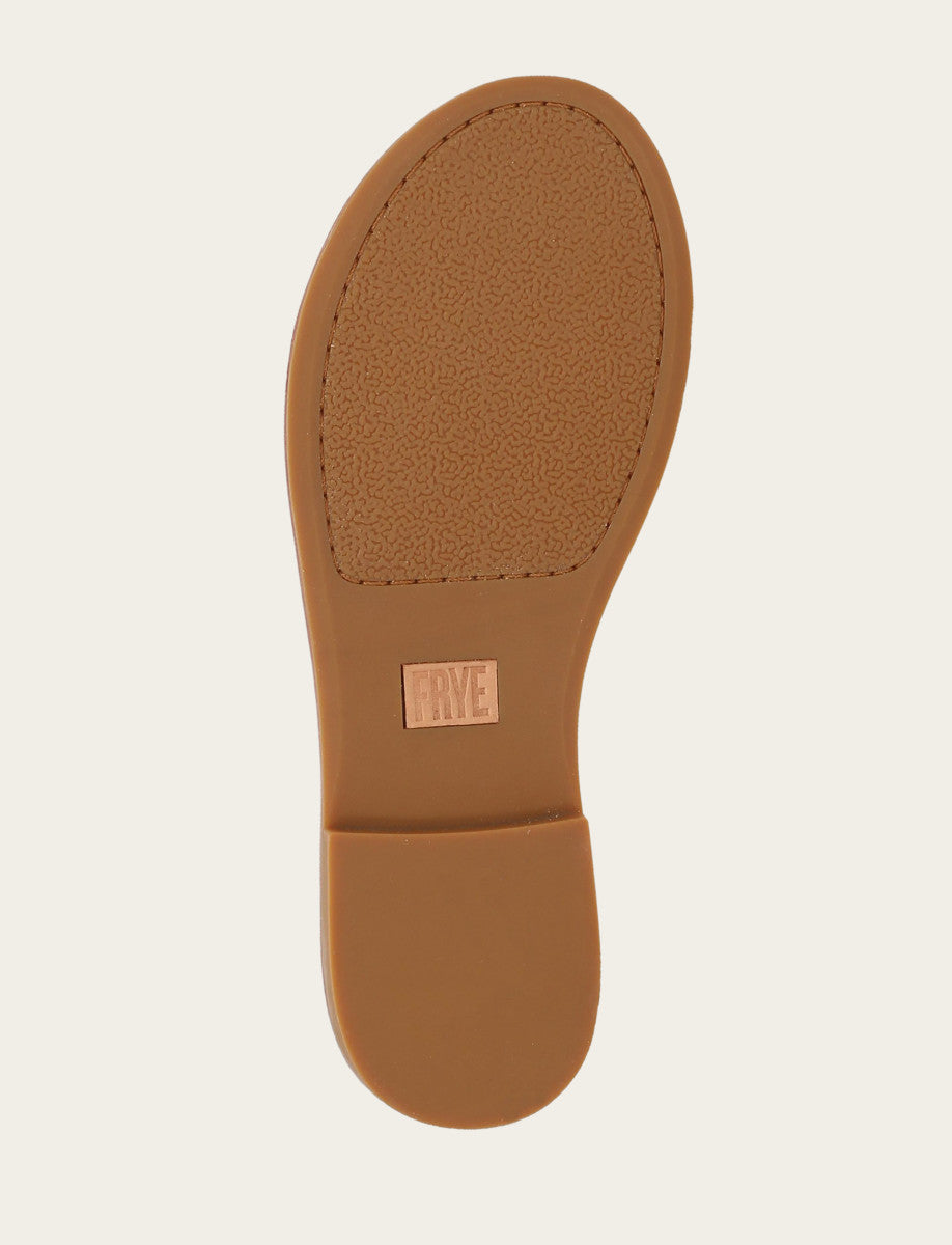 Frye Top Pick - Women's White Ava Woodstock Slide Sandals