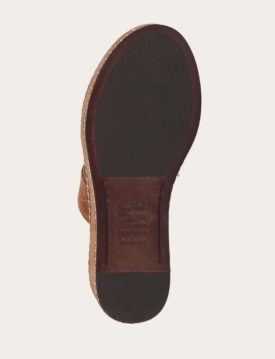 Frye Smart Buy - Women's Bark Joy Woodstock 2 Band Platform Slide Sandals