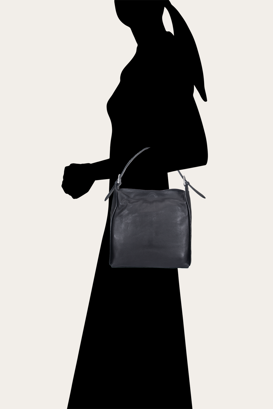 Frye Hot Sale - Women's Black Carla Studded Hobo Handbag