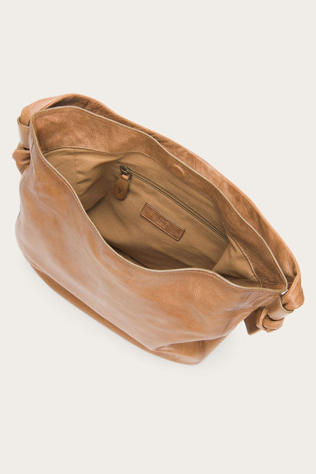 Frye Trusted - Nora Knotted Hobo in Beige