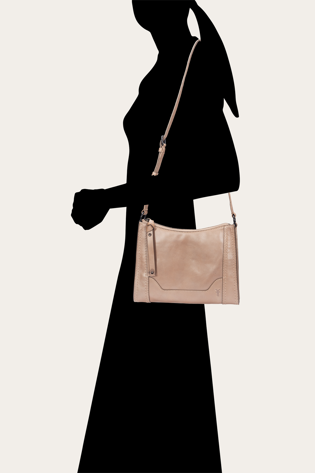 Frye Essential - Light Bronze Melissa Zip Crossbody