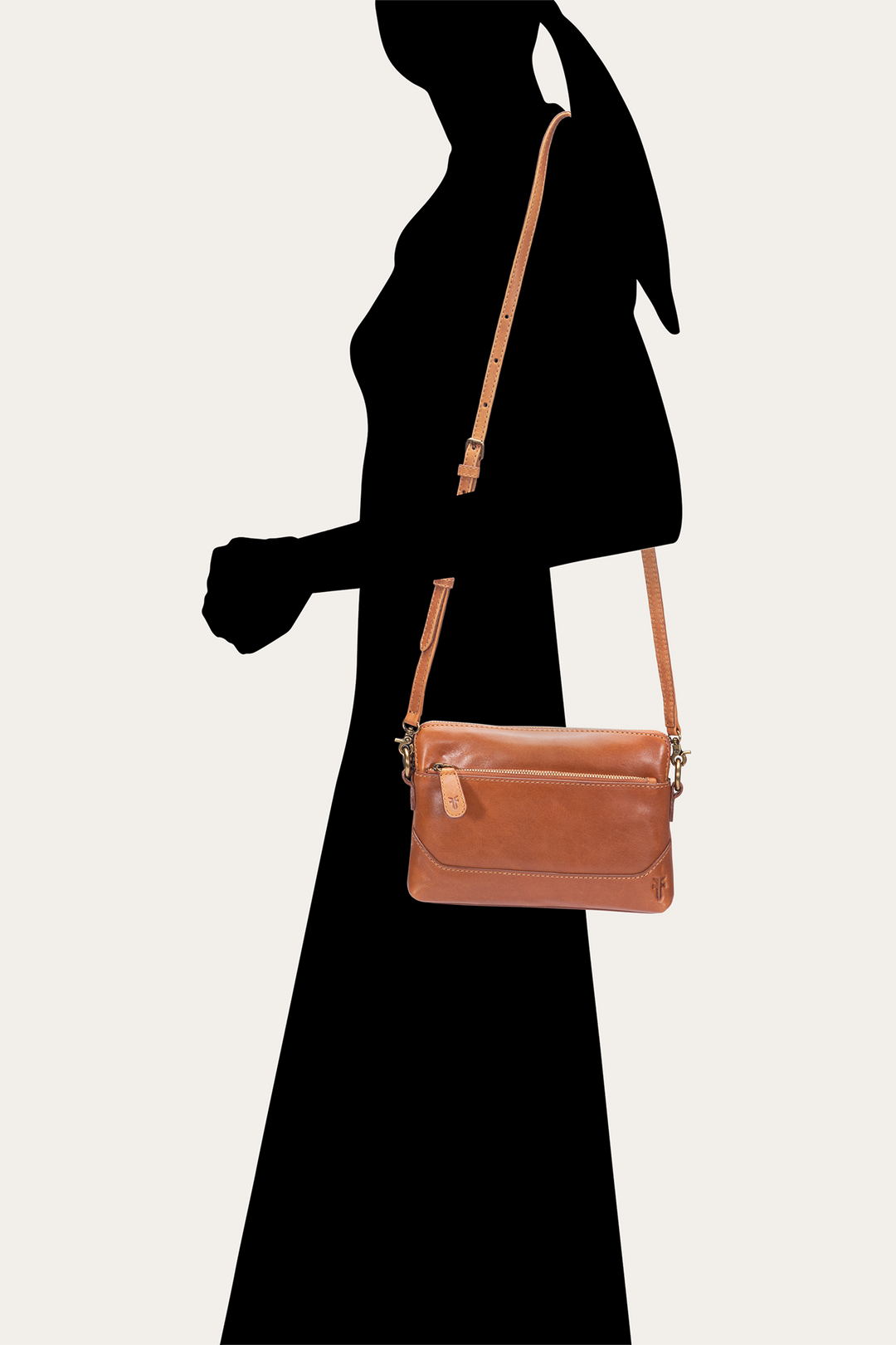 Frye Everyday - Melissa Burnt Terracotta Crossbody Wristlet