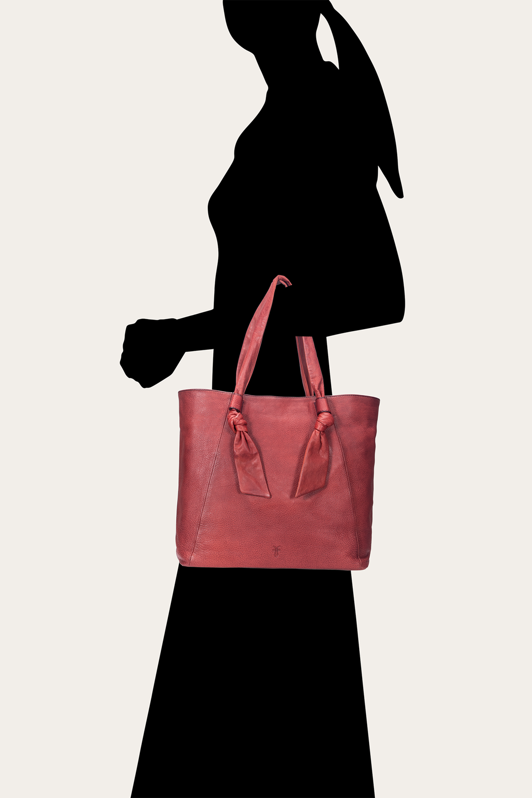 Frye Deals - Nora Knotted Tote in Burgundy