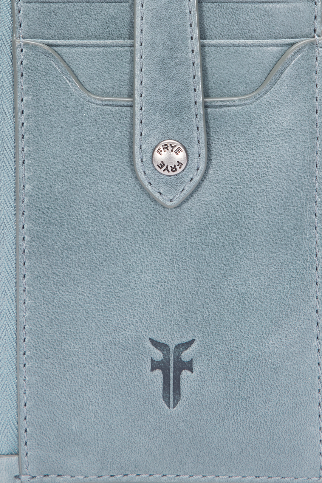 Frye Essential - Melissa Sky Blue Snap Card Wallet