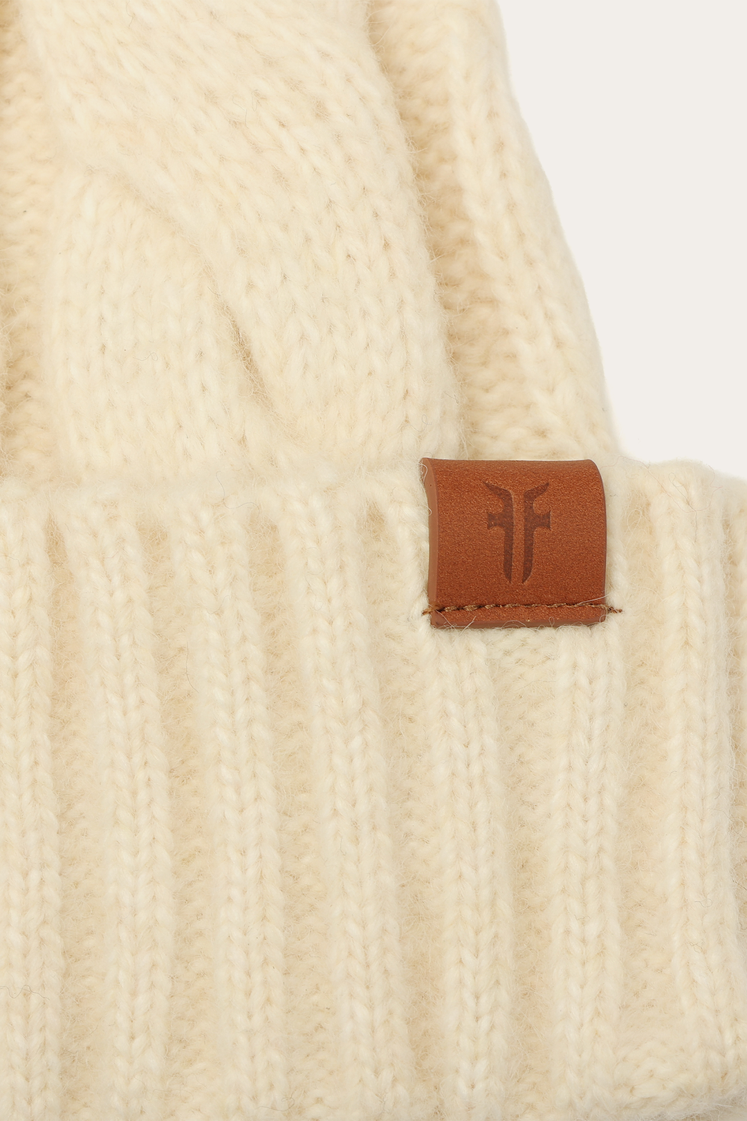 Frye Trending - Birch Wide Cable Cuff Hat