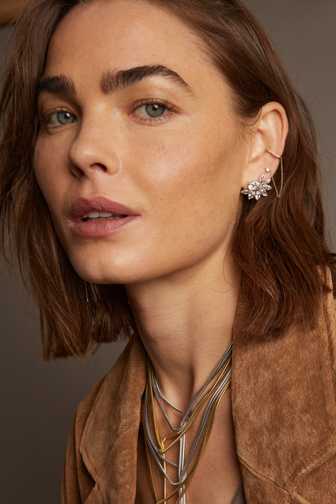 Frye Trusted - Women’s Marquise Fringe Earrings | Aurate x The Frye Company