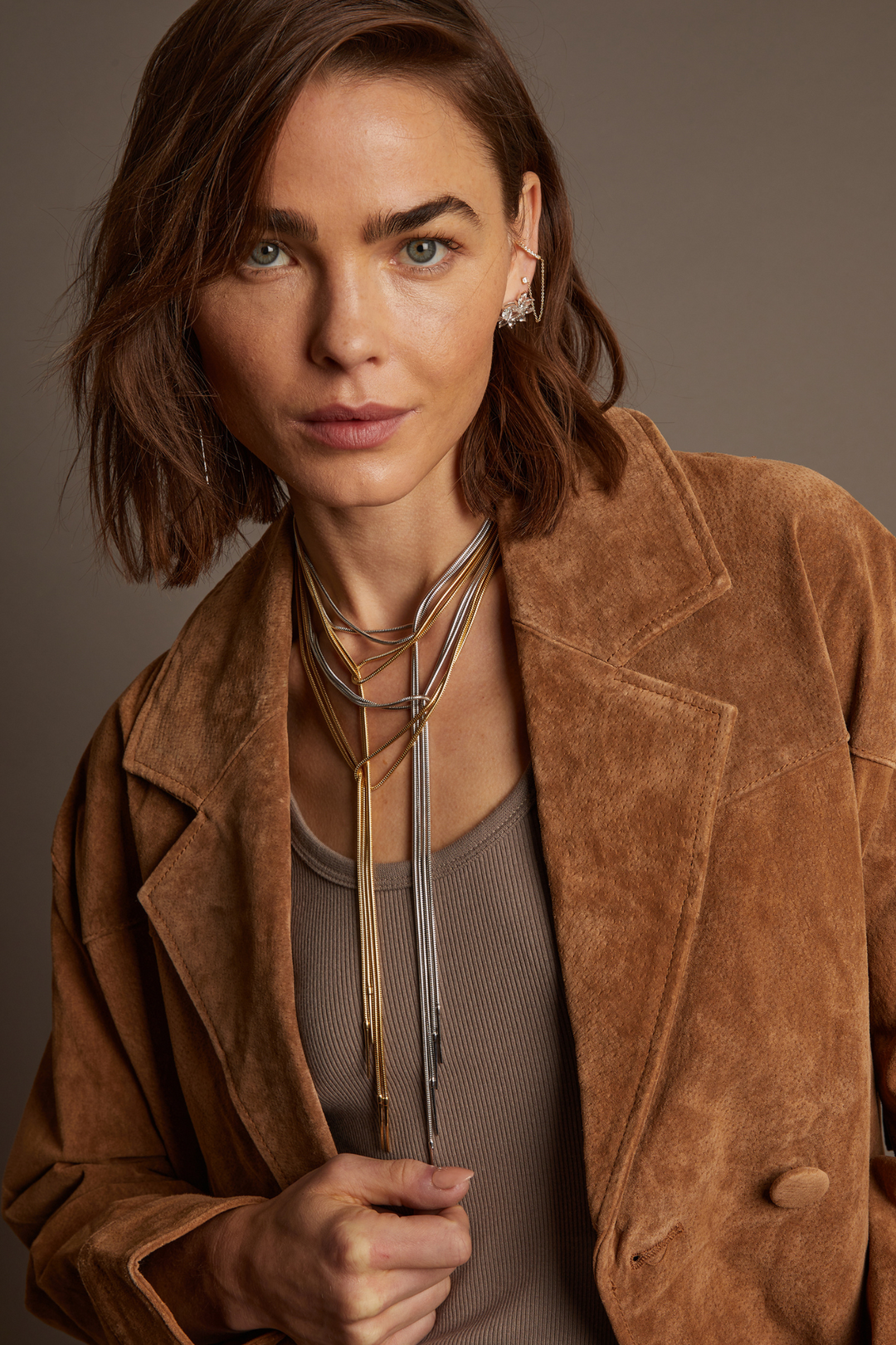Frye Popular - Women’s Lasso Wrap Necklace | Aurate x The Frye Company