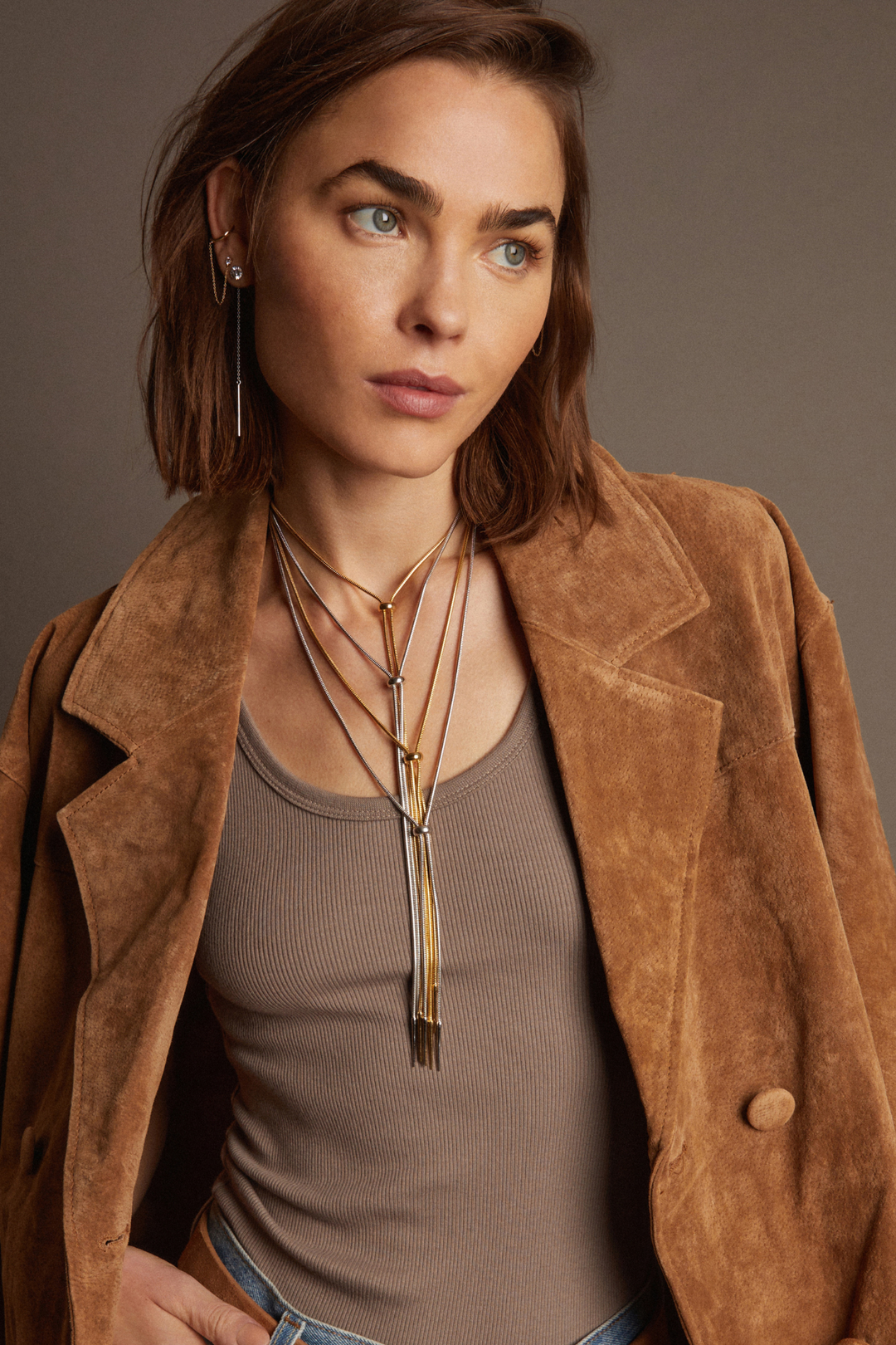 Frye Value - Women’s Lasso Bolo Necklace | Aurate x The Frye Company