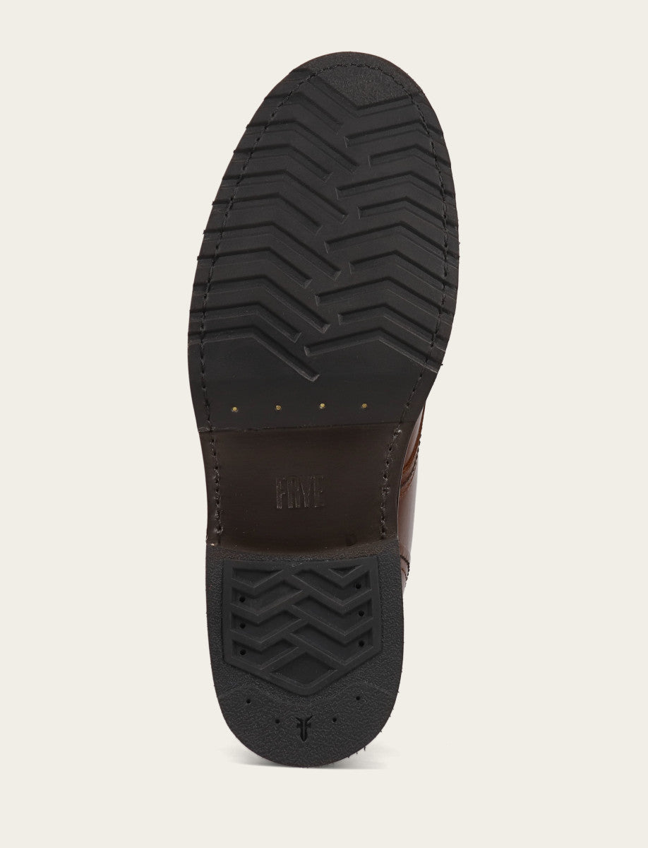 Frye Hot Sale - Men's Mahogany Hudson Workboot Plain Toe