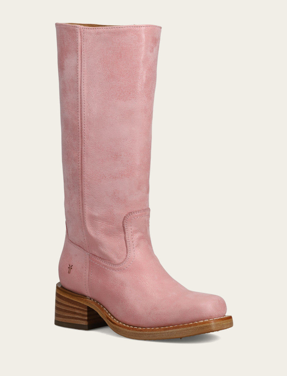 Frye Popular - Women's Pink Campus 14L Boots