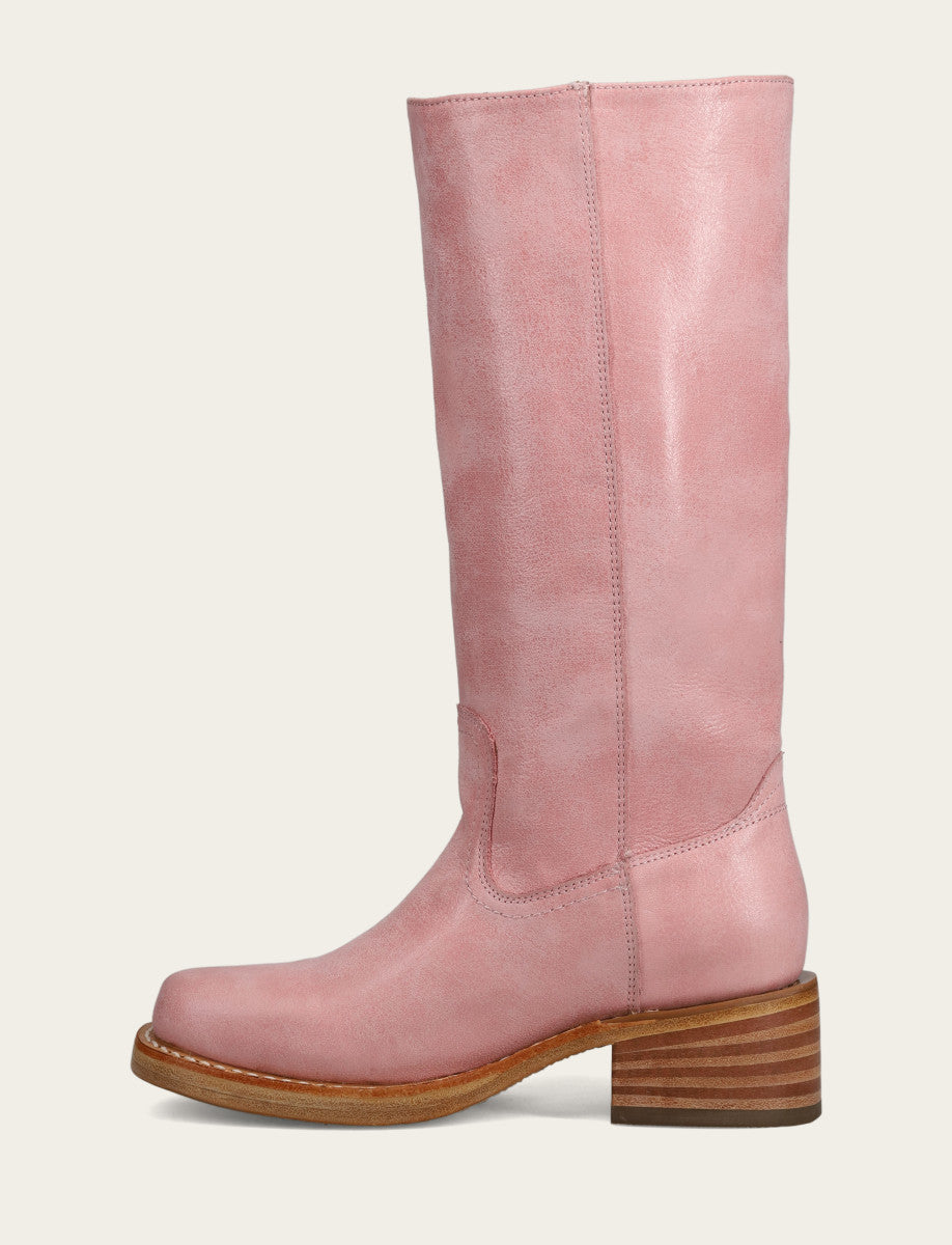 Frye Popular - Women's Pink Campus 14L Boots