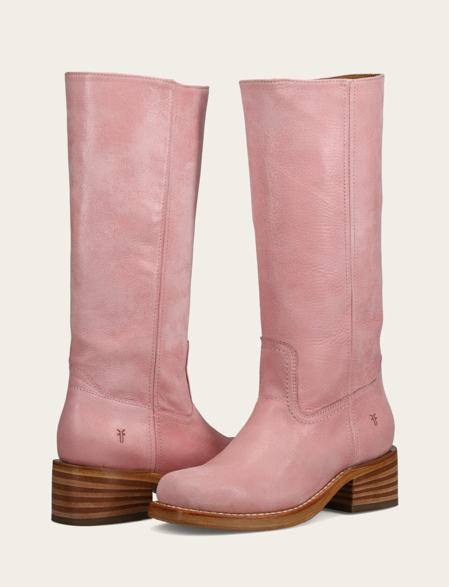 Frye Popular - Women's Pink Campus 14L Boots