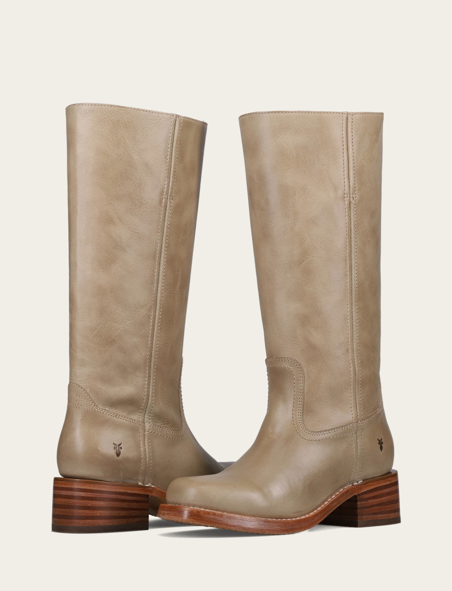 Frye Classic - Eucalyptus Campus 14L Wide Calf Boots