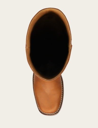 Frye Deals - Women's Saddle Campus 14L Wide Calf Boots
