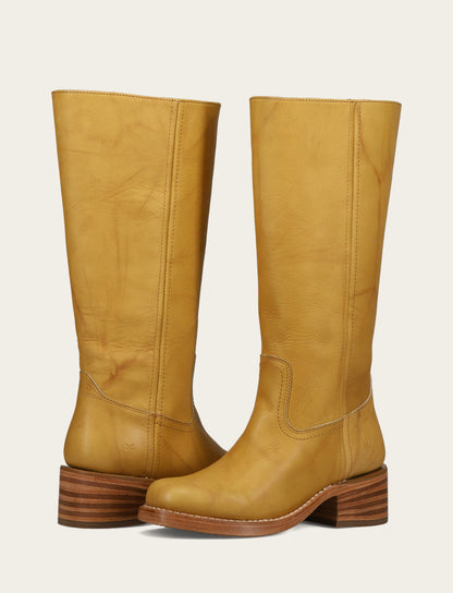Frye Top Pick - Women's Banana Campus 14L Wide Calf Boots