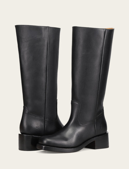 Frye Hot Sale - Women's Black Campus 14L Wide Calf Boots