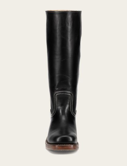 Frye Top Pick - Women's Campus 14L Jet Black Wide Calf Boots