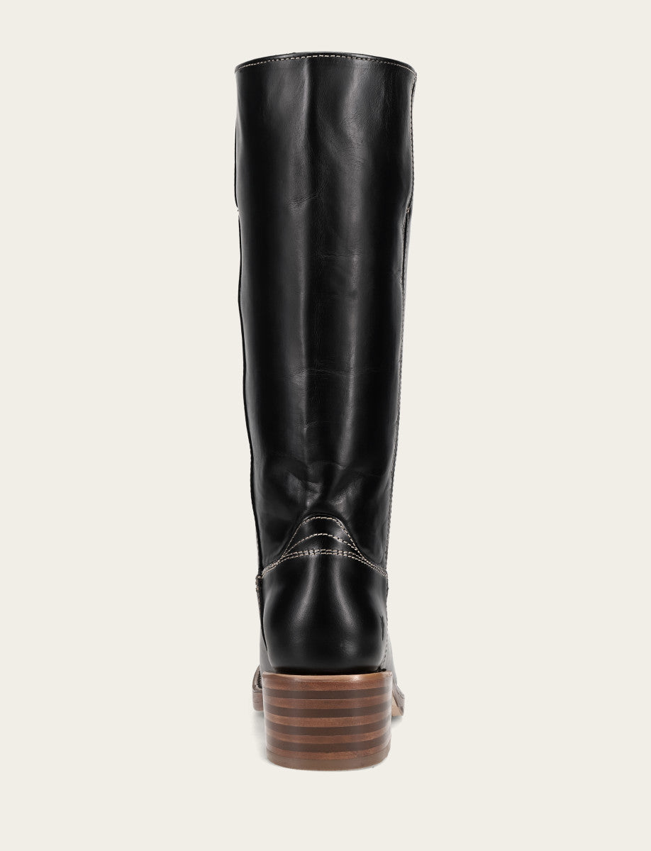 Frye Top Pick - Women's Campus 14L Jet Black Wide Calf Boots