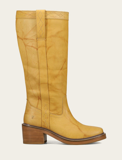 Frye Popular - Women's Banana Kate Pull On Wide Calf Tall Boots