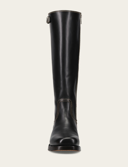 Frye New - Women's Black Campus Low Heel Tall Riding Boot