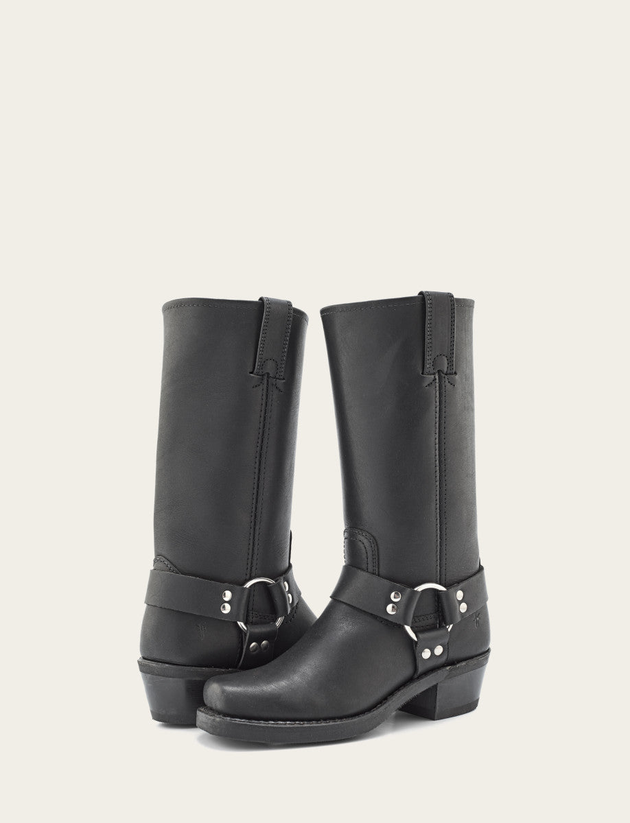 Frye New - Women's Black Harness 12R Boots