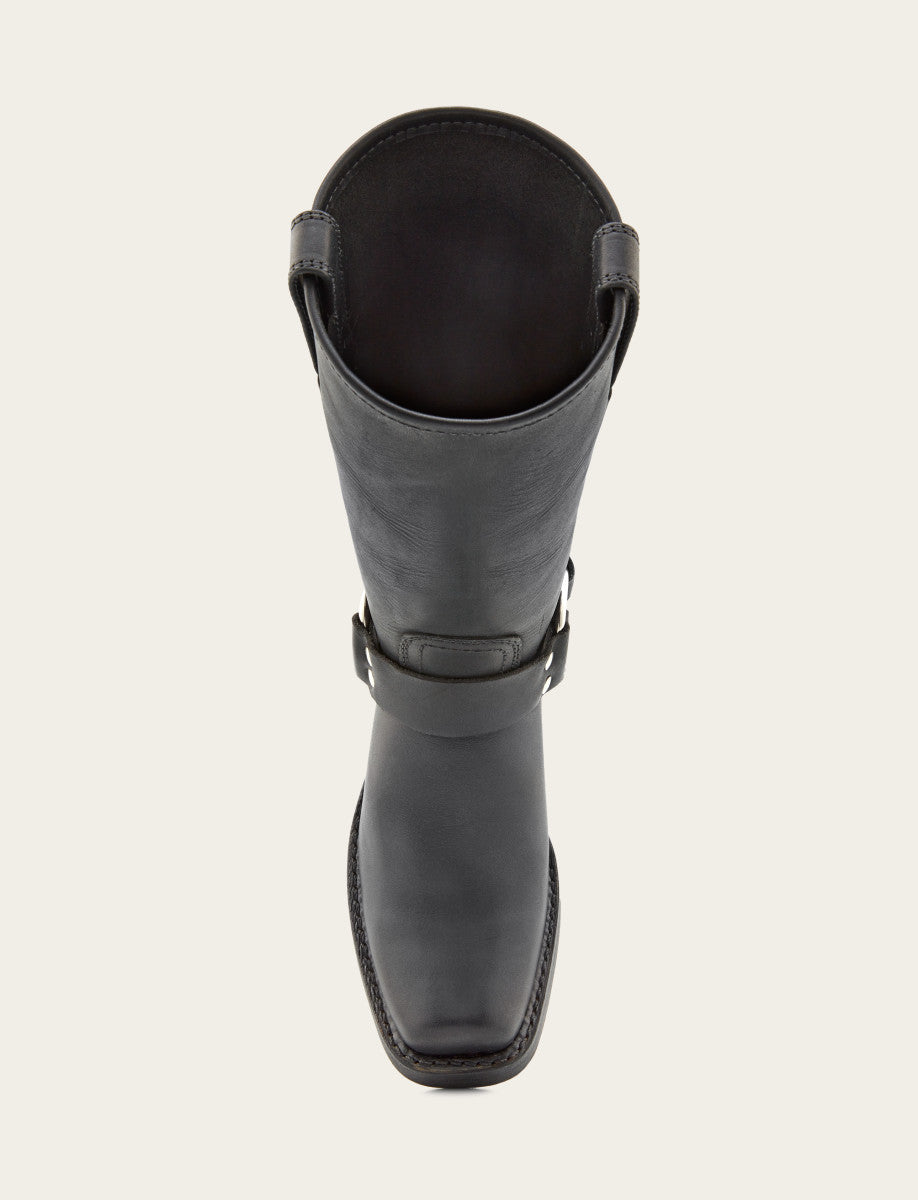 Frye New - Women's Black Harness 12R Boots