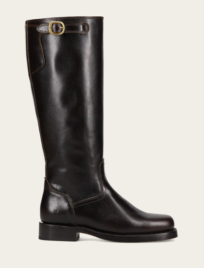 Frye Customer Favorite - Women's Bourbon Campus Low Heel Tall Riding Boot