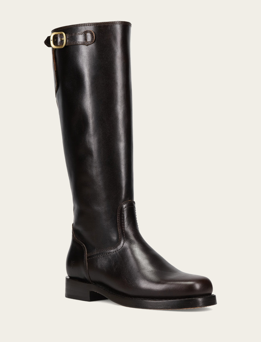 Frye Customer Favorite - Women's Bourbon Campus Low Heel Tall Riding Boot