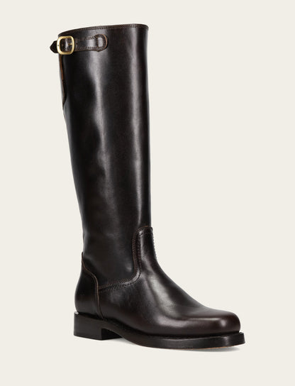 Frye Customer Favorite - Women's Bourbon Campus Low Heel Tall Riding Boot