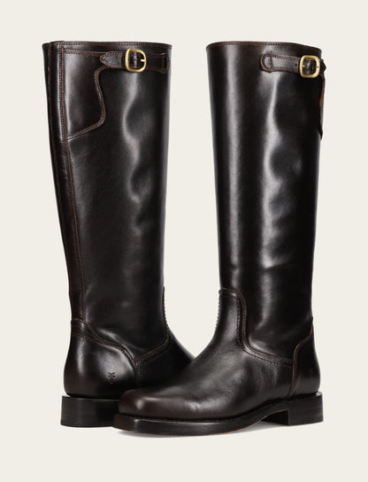Frye Customer Favorite - Women's Bourbon Campus Low Heel Tall Riding Boot