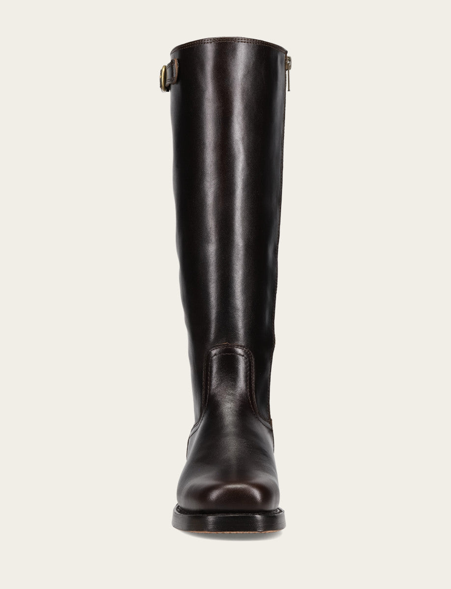 Frye Customer Favorite - Women's Bourbon Campus Low Heel Tall Riding Boot