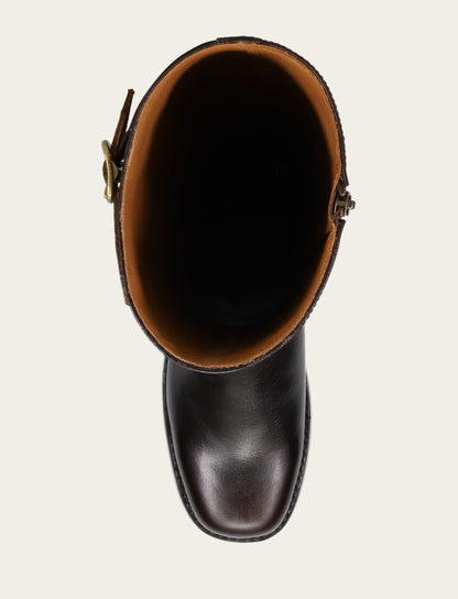 Frye Customer Favorite - Women's Bourbon Campus Low Heel Tall Riding Boot