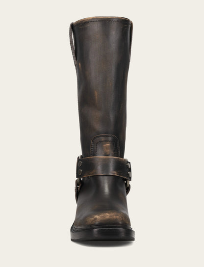 Frye Hot Sale - Women's Distressed Black Kate Harness Boot