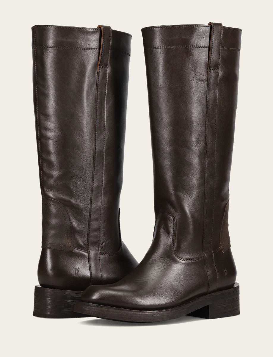 Frye Top Pick - Women's Dark Brown Viv Riding Boot