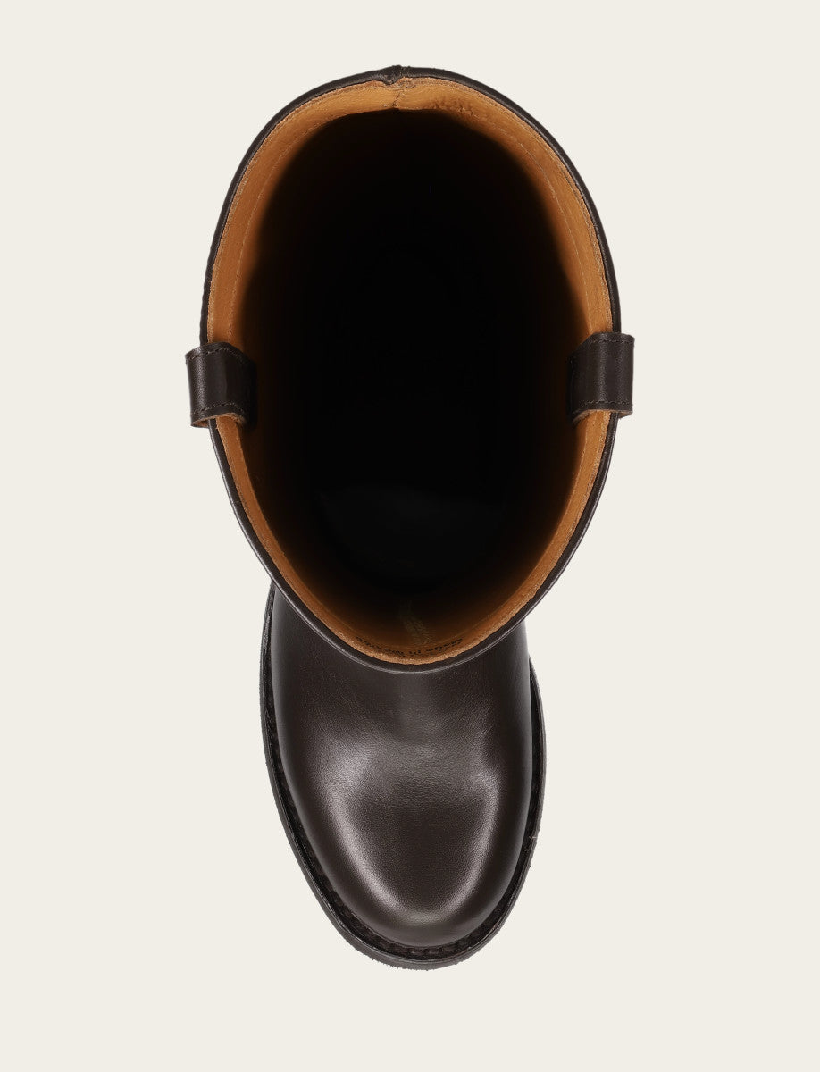 Frye Top Pick - Women's Dark Brown Viv Riding Boot