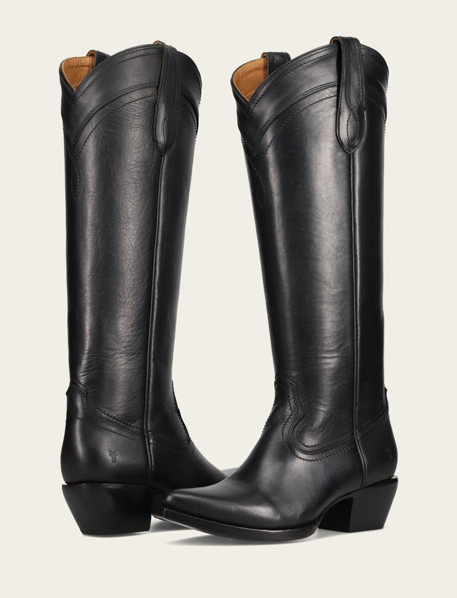 Frye Latest - Women's Black Sacha At The Knee Boot