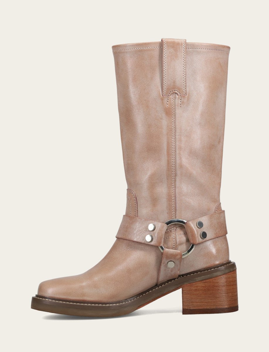 Frye New - Women’s Rosa Knee-High Kate Harness Boots