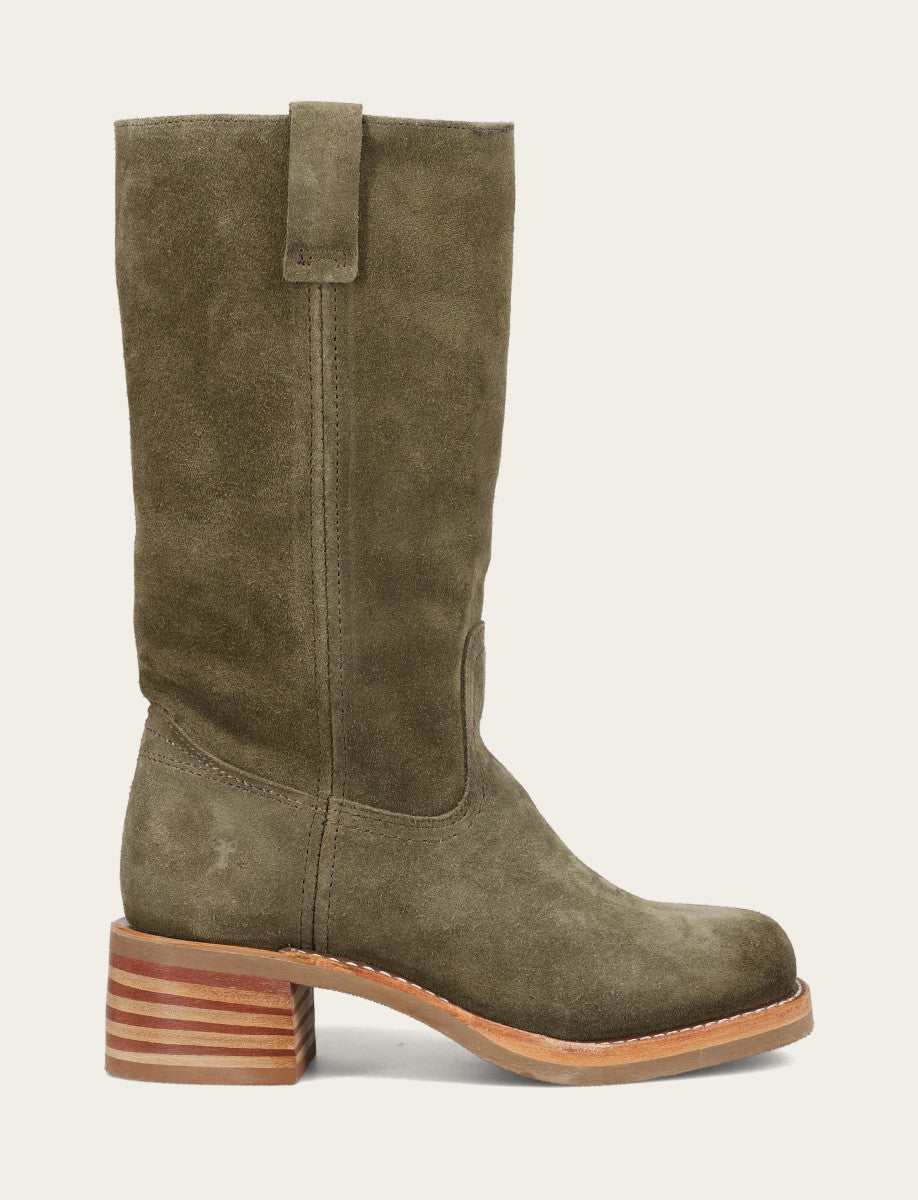 Frye Value - Women's Olive Campus 12R Boots