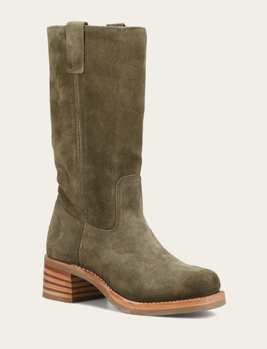 Frye Value - Women's Olive Campus 12R Boots