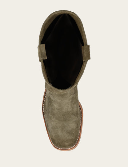 Frye Value - Women's Olive Campus 12R Boots