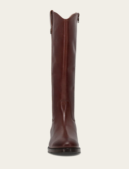 Frye Essential - Women's Saddle Melissa Button Tall Inside Zip Boot