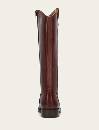 Frye Essential - Women's Saddle Melissa Button Tall Inside Zip Boot