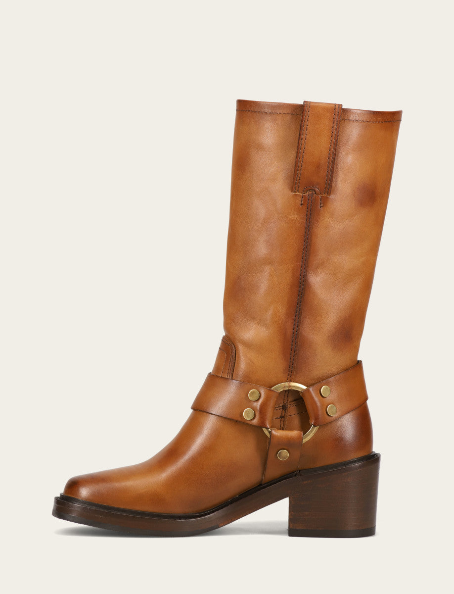 Frye Essential - Women's Bark Kate Harness Boots