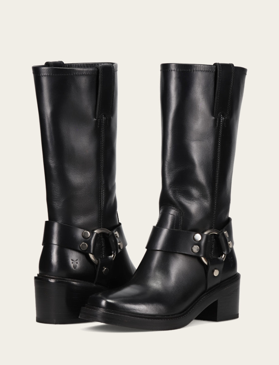 Frye Hot Sale - Women's Black Kate Harness Boots