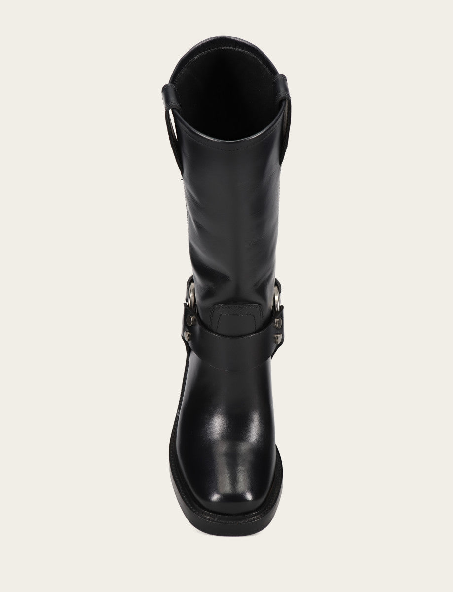 Frye Hot Sale - Women's Black Kate Harness Boots